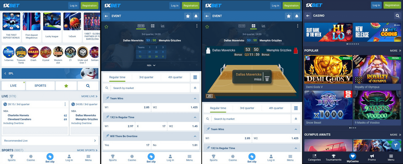 1xBet klađenje preko mobilnog telefona
