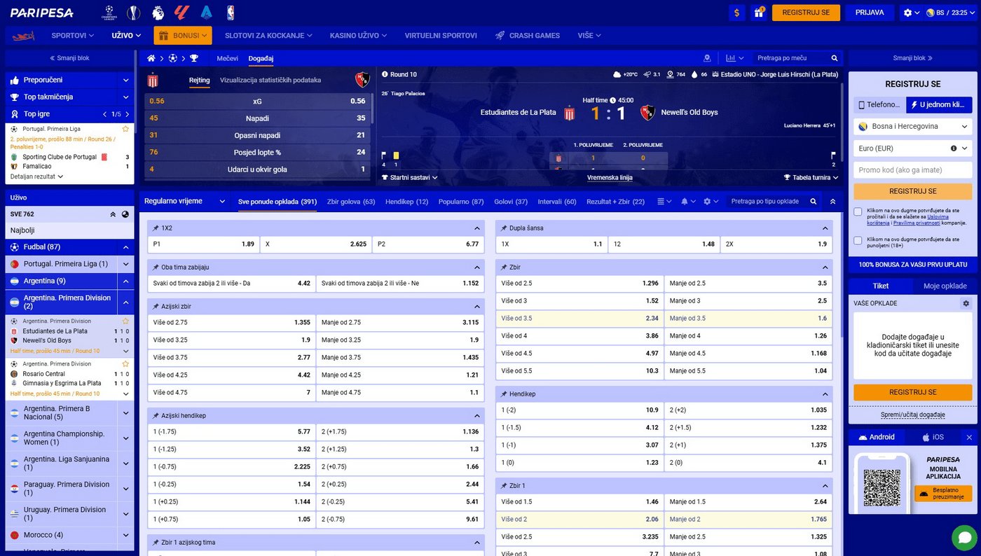 Paripesa online kladionica bonus