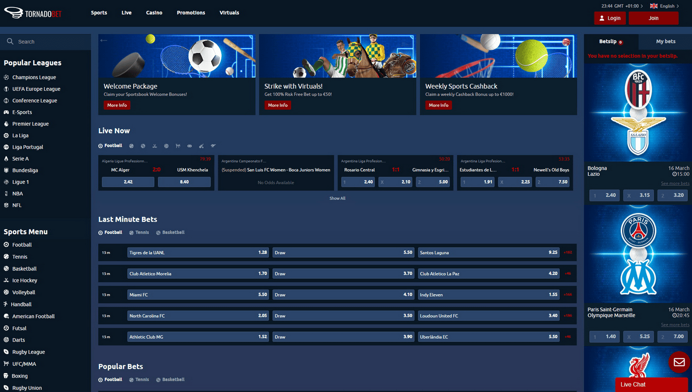 Tornadobet online kladionica bonus